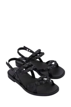 Melissa Lucy Black Matt Sandals 7 Melissa Lucy Black Matt Sandals -Deals Shoe Glam Store 435318s3