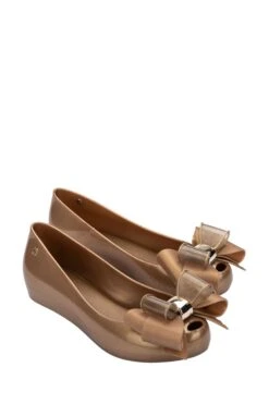 Melissa Gold Ultragirl Sunkissed Sash Bow Pumps