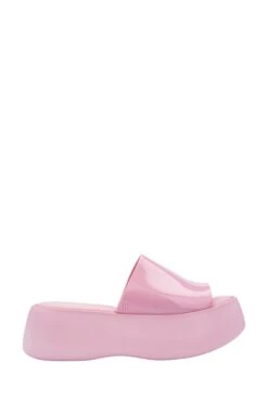 Melissa Pink Platform Slides