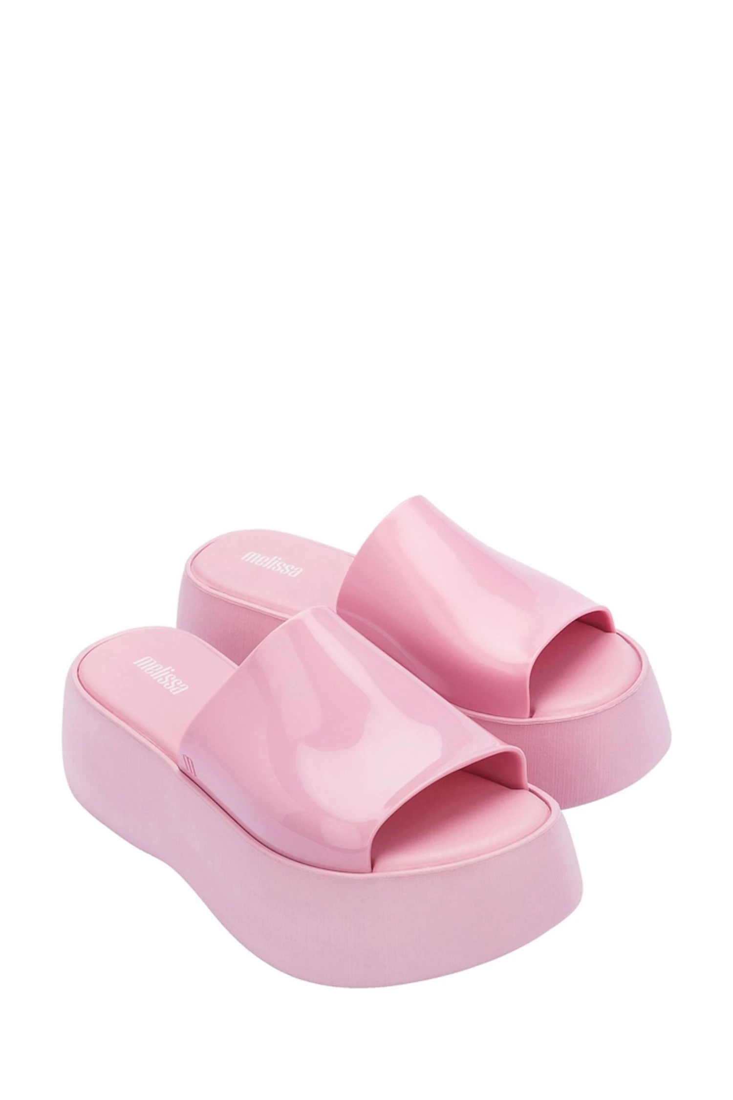 Melissa Pink Platform Slides 2 Melissa Pink Platform Slides - Image 2