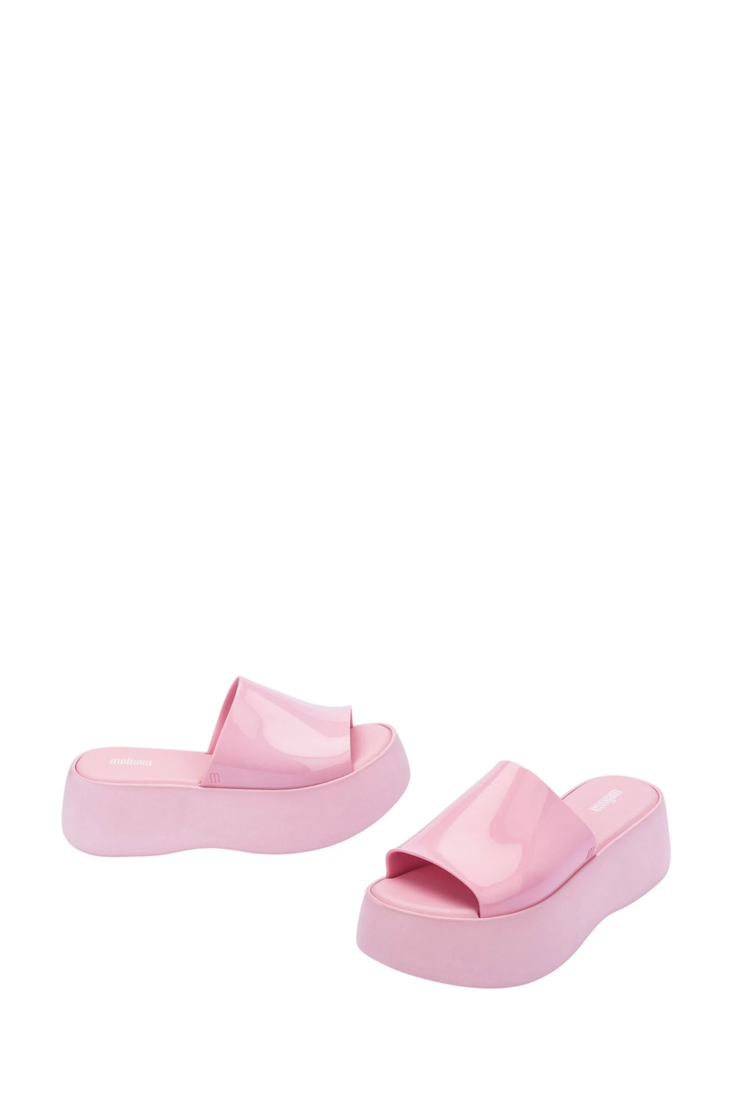 Melissa Pink Platform Slides 4 Melissa Pink Platform Slides - Image 4