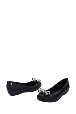 Melissa Black Metal Bow Pumps 7 Melissa Black Metal Bow Pumps -Deals Shoe Glam Store C92396s4